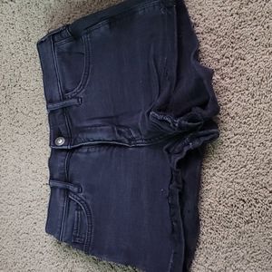 Hollister black Jean shorts